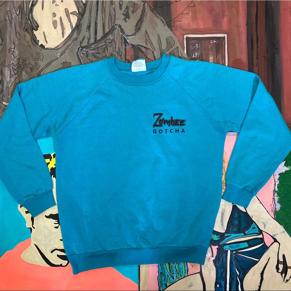 VTG 80s Zombee Gotcha Sportswear INC Sweatshirt